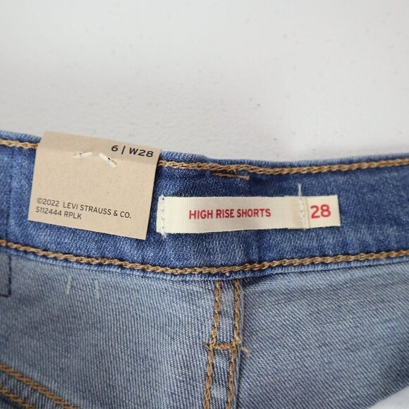 New Levi's Shorts High Rise shorts Women's 28 - Picture 5 of 11